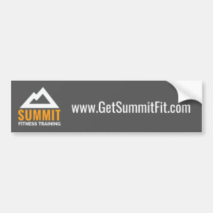 Gipfel-Fitness-Trainings-Autoaufkleber Autoaufkleber