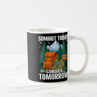 Gipfel heute - Bergsteiger Wanderer Kaffeetasse