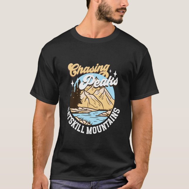 Gipfel jagen - Catskill Mountains T-Shirt (Vorderseite)
