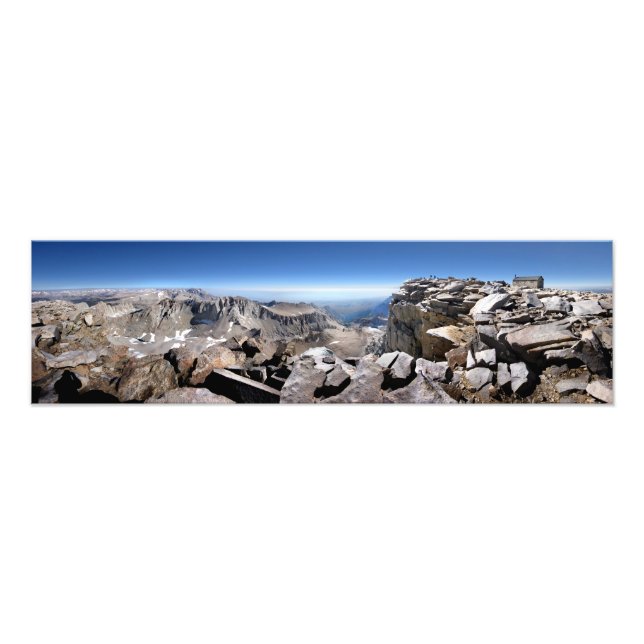 Gipfel Mt Whitney - John Muir-Spur Fotodruck (Vorne)