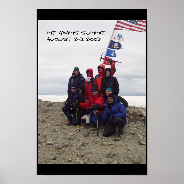 Gipfel von Adams Poster (Vorne)