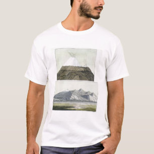 Gipfel von Cotopaxi (Spitze) und die Eruption von T-Shirt