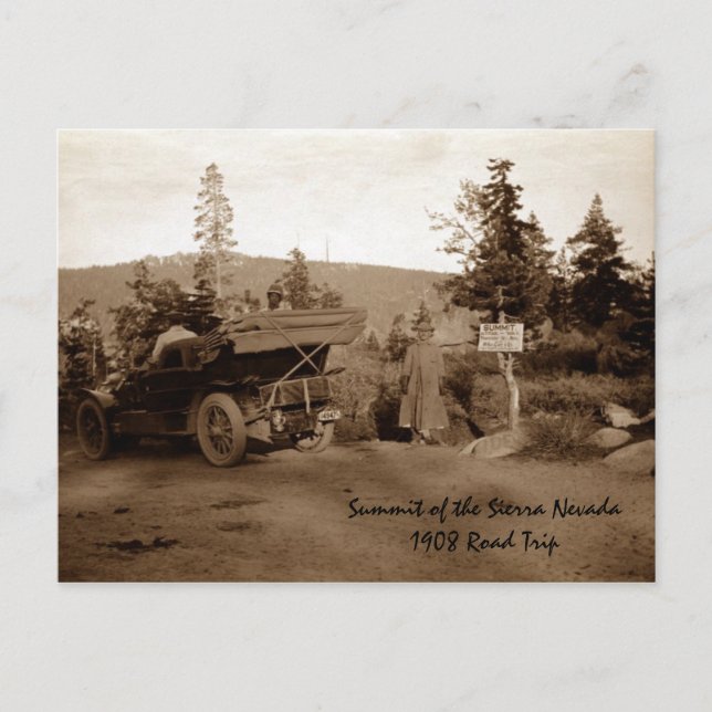Gipfel von Sierra Nevada Postkarte (Vorderseite)