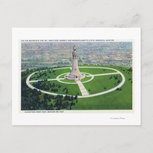 Gipfelansicht des MA-Staat-Gedenkbogens Postkarte (Vorderseite)