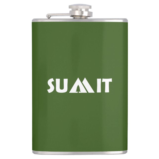 Gipfelgebirge Flachmann (Vorderseite)