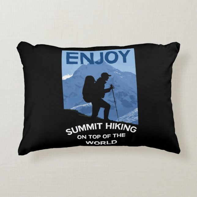 Gipfelgebirge Wandern | Trekking | Tasse Dekokissen (Vorderseite)