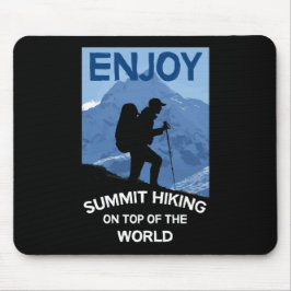 Gipfelgebirge Wandern | Trekking | Tasse Mousepad