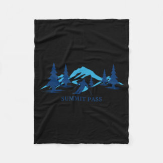 Gipfelpass Oregon Skigebiet Skifahren Skifahrer Fleecedecke