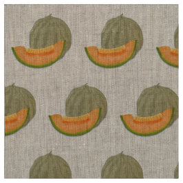 GIPFELTREFFEN CANTALOUPE MELON MOTIF STOFF