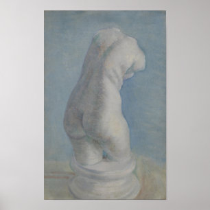 Gips-Torso nach Van Gogh - Blau Klassische Kunst Poster