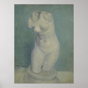 Gips-Torso nach Van Gogh - Klassische Statuette Ku Poster
