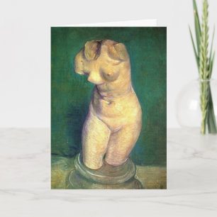 Gipsfigur weiblicher Torso von Vincent van Gogh Karte