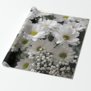 Gipskraut & Daisies Geschenkpapier