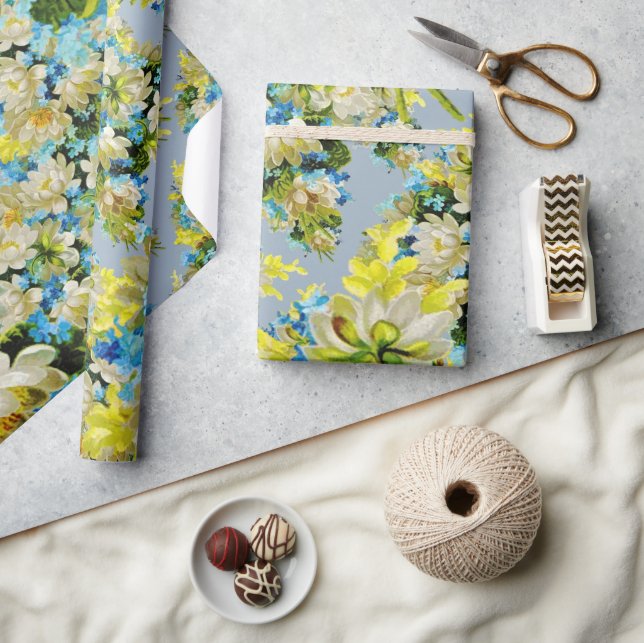 Gipskraut-Geschenkpapier und Geschenkpapier (Kunsthandwerk)