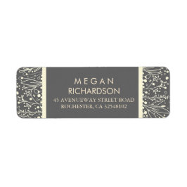 Gipskraut Gold Frame Floral Wedding