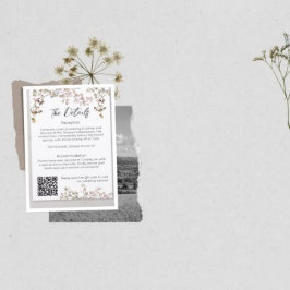 Gipskraut Hochzeit Speichern Sie die Datumskarte RSVP Karte