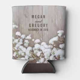 Gipskraut Rustikale Hochzeit Dosenkühler