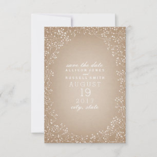 Gipskraut Save the Date Inspiriert