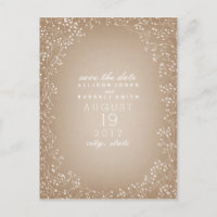 Gipskraut Save the Date Inspiriert