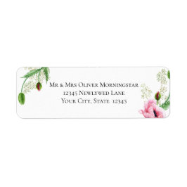 Gipskraut und Hübsche rosa Pflaumen