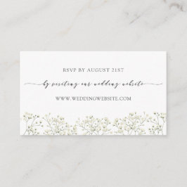 Gipskraut Wedding RSVP Online ENC Begleitkarte