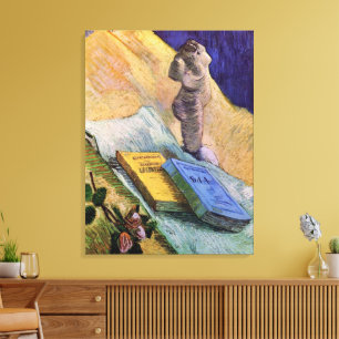 Gipsstatuette Rose und Romane Vincent van Gogh Leinwanddruck