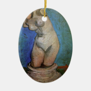 Gipsstatuette Weiblicher Torso von Vincent van Gog Keramik Ornament