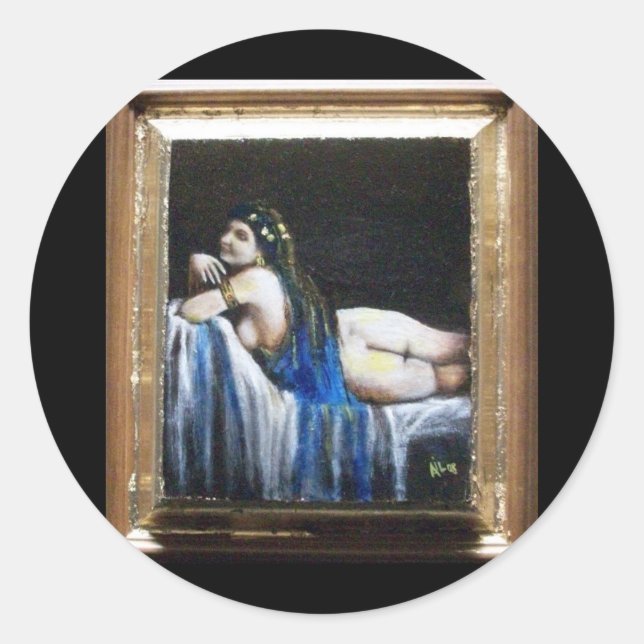 GIPSY BLUE RUNDER AUFKLEBER (Vorderseite)