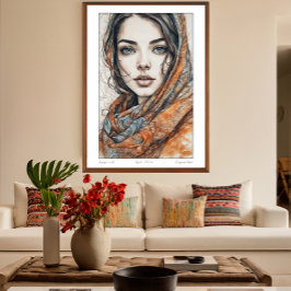 Gipsy-Ehefrau - Druck Poster