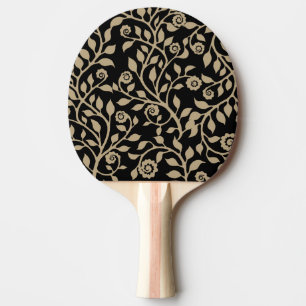 Gipsy-Wirbel Elegantes, schwarzes Muster Tischtennis Schläger
