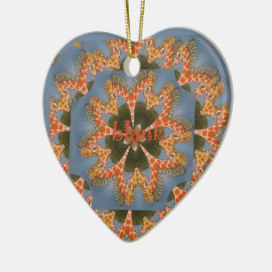 Giraffe Abstract Art Druck Keramikornament
