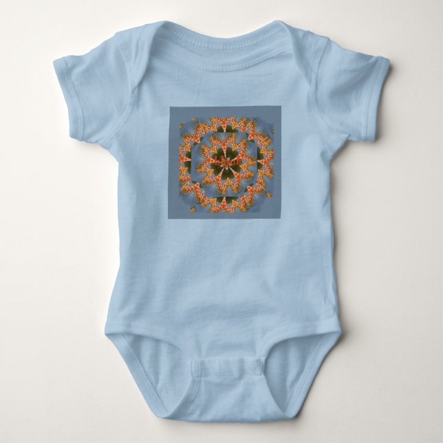 Giraffe Abstrakte Kunstdrucke Baby Strampler (Vorderseite)