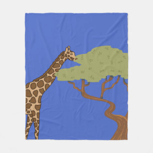 Giraffe, Acacia Fleecedecke