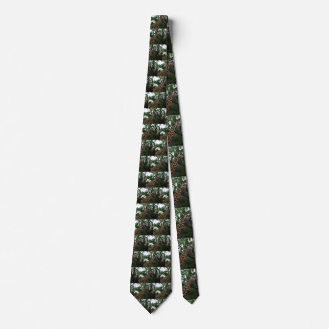 Giraffe_Adventure_Mens_Silk_Krawatte. Krawatte (Vorderseite)