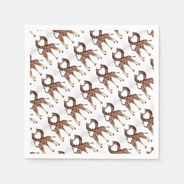 Giraffe Africa personalize Destiny Destiny's Serviette (Vorderseite)