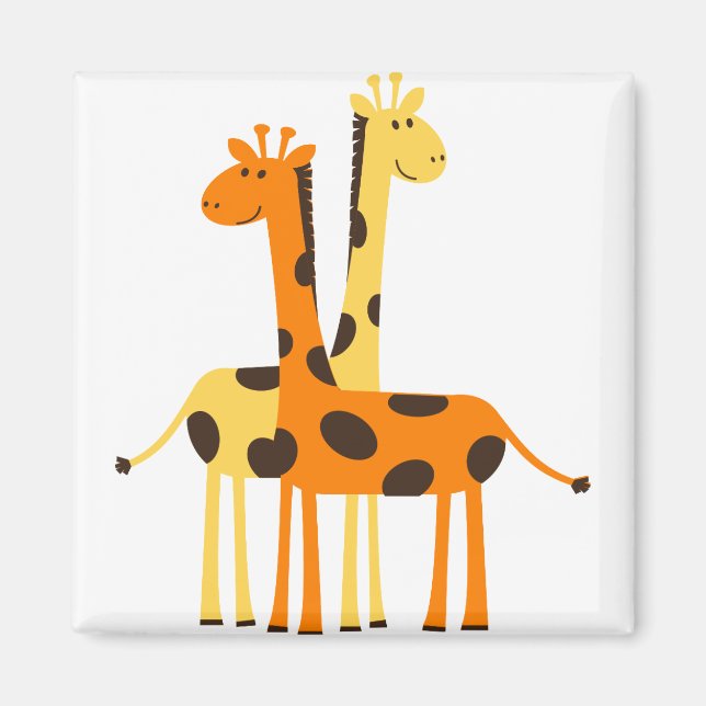 Giraffe Africa Safari Magnet (Vorne)