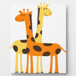 Giraffe africa safari wild fotoplatte