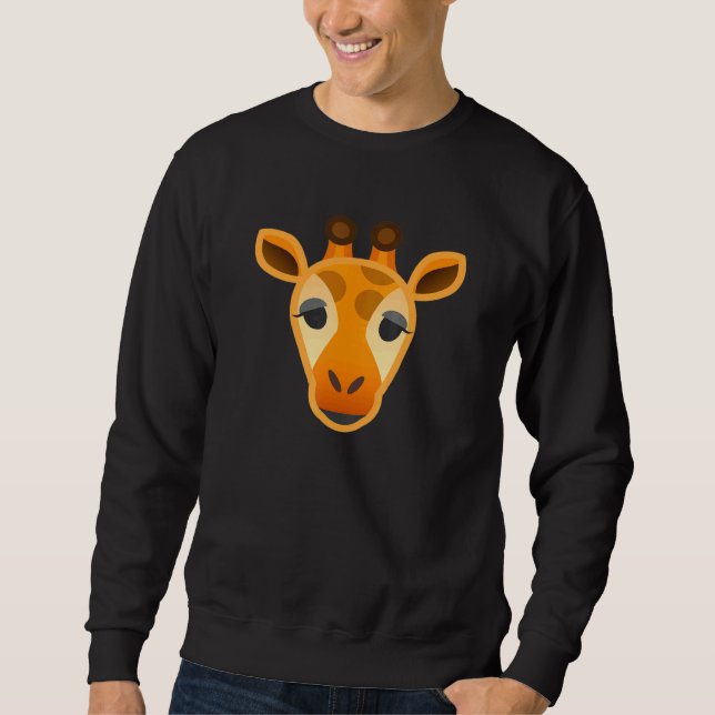 Giraffe African Animal Giraffe Sweatshirt (Vorderseite)