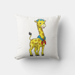 Giraffe als Seeleute mit Sailor-Hut Kissen
