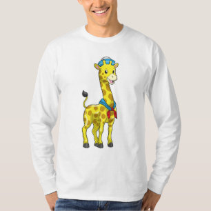 Giraffe als Seeleute mit Sailor-Hut T-Shirt