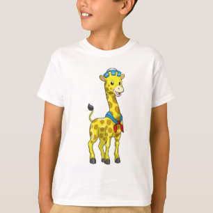 Giraffe als Seeleute mit Sailor-Hut T-Shirt