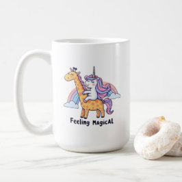 Giraffe and Unicorn Kaffeetasse