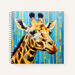 Giraffe Animal Art Decor Paint Mosaic Notizbuch