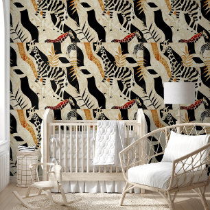 Giraffe Animal druckt digitale Muster Tapete