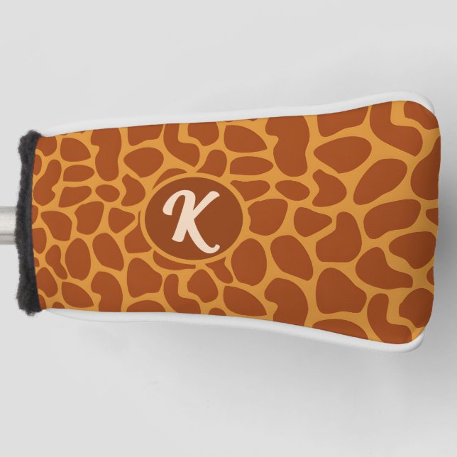 Giraffe Animal Skin Golf Headcover (Vorderseite)