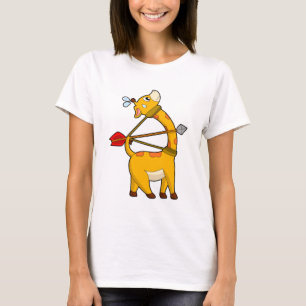 Giraffe Archer Arrow Bow T-Shirt