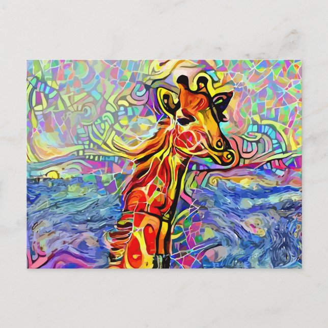 GIRAFFE ART Postkarten (Vorderseite)