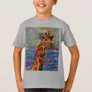 GIRAFFE ART T - SHIRT T-SHIRTS KIDS