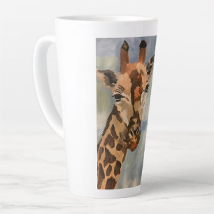 Giraffe auf latter Tasse