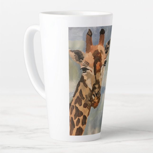 Giraffe auf latter Tasse (Linke Ecke)
